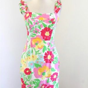 NWT Lilly Pulitzer Sarafina Big Garden By The Sea Dress Sz 10 Below $198 Retail